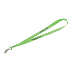 Threadfellows Accessories One Size / Green Lanyard w/ Bulldog Clip