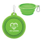 Threadfellows Accessories One Size / Lime Collapsible Pet Bowl