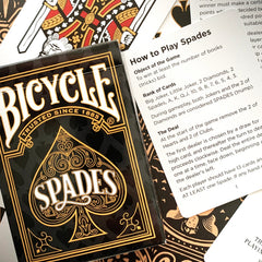 Threadfellows Accessories One Size / Natural Bicycle® You're The Real Deal Spades Game Gift Set