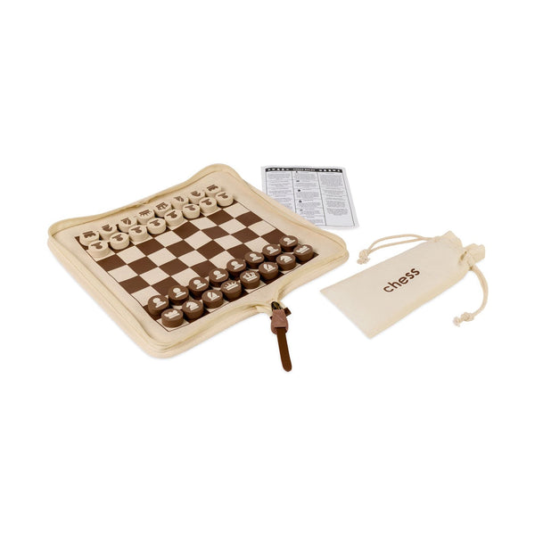 Threadfellows Accessories One Size / Natural Game On! Chess and Checkers Gift Set