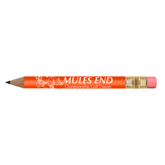 Threadfellows Accessories One Size / Orange Golf Pencil w/ Eraser