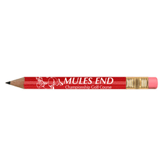 Threadfellows Accessories One Size / Red Golf Pencil w/ Eraser