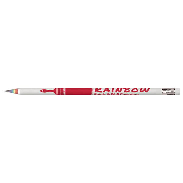Threadfellows Accessories One Size / White Arcus Rainbow Recycled Newspaper Pencil