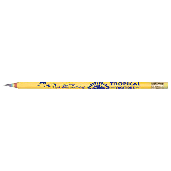 Threadfellows Accessories One Size / Yellow Arcus Rainbow Recycled Newspaper Pencil
