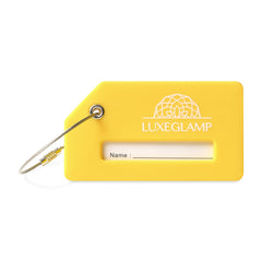 Threadfellows Accessories Vibrant Yellow Silicone Luggage Tag