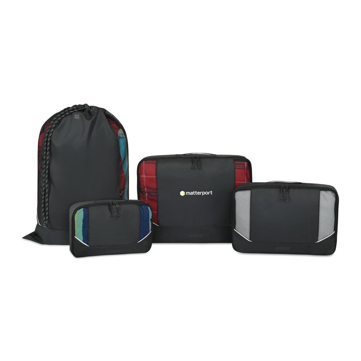 American Tourister - Zoom Turbo Recycled rPET 4 Piece Packing Cube Set