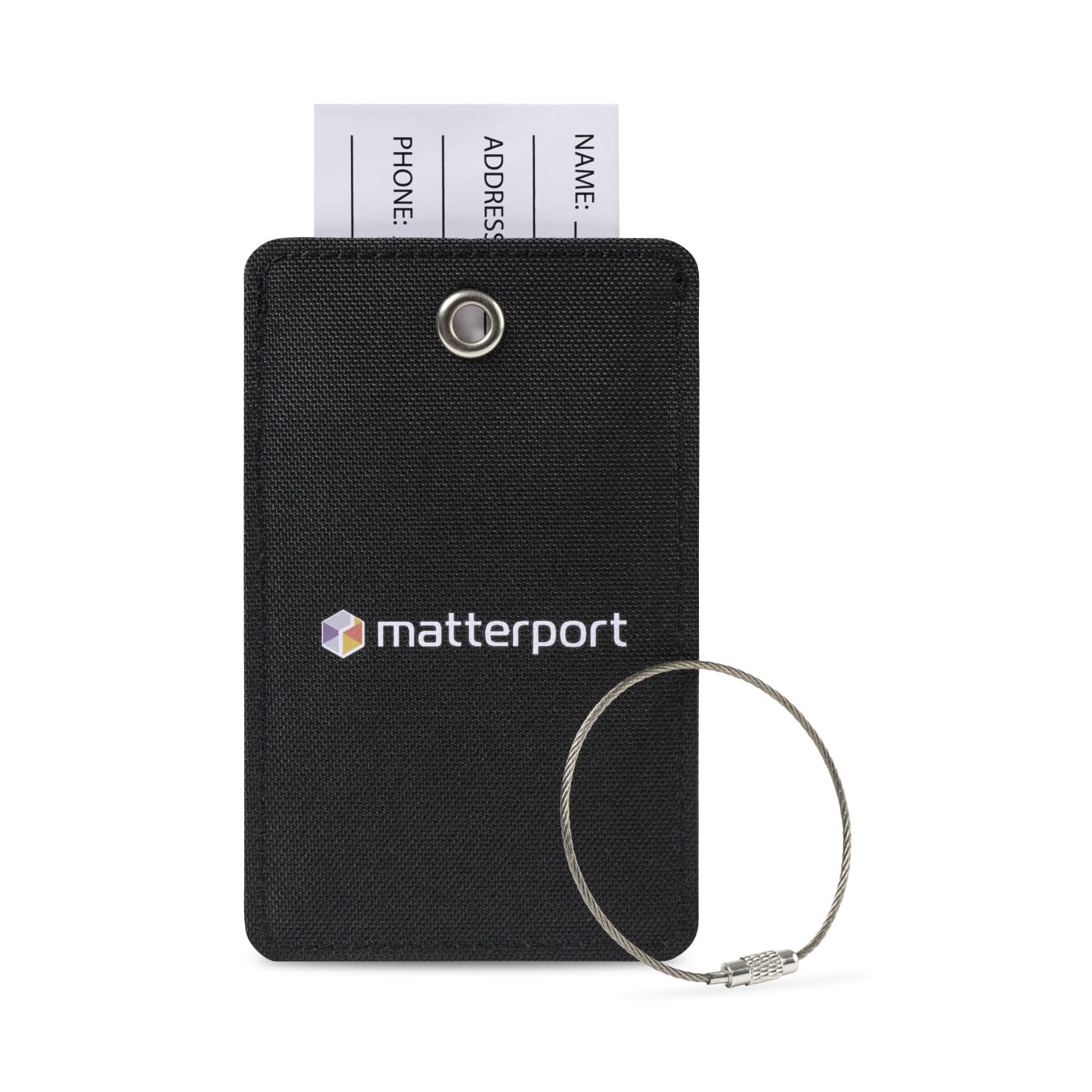 Threadfellows Bags One Size / Black American Tourister - Zoom Turbo Recycled rPET Luggage Tag