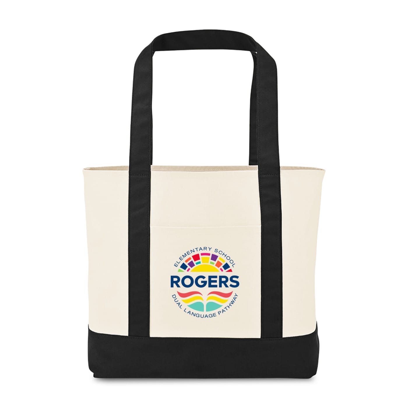 Threadfellows Bags One Size / Black Large Canvas Tote