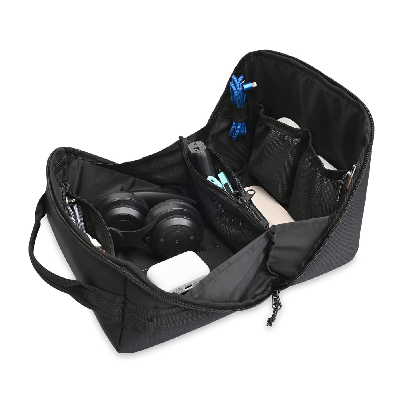 Threadfellows Bags One Size / Black Newton Recycled rPET Fold Out Tech Organizer
