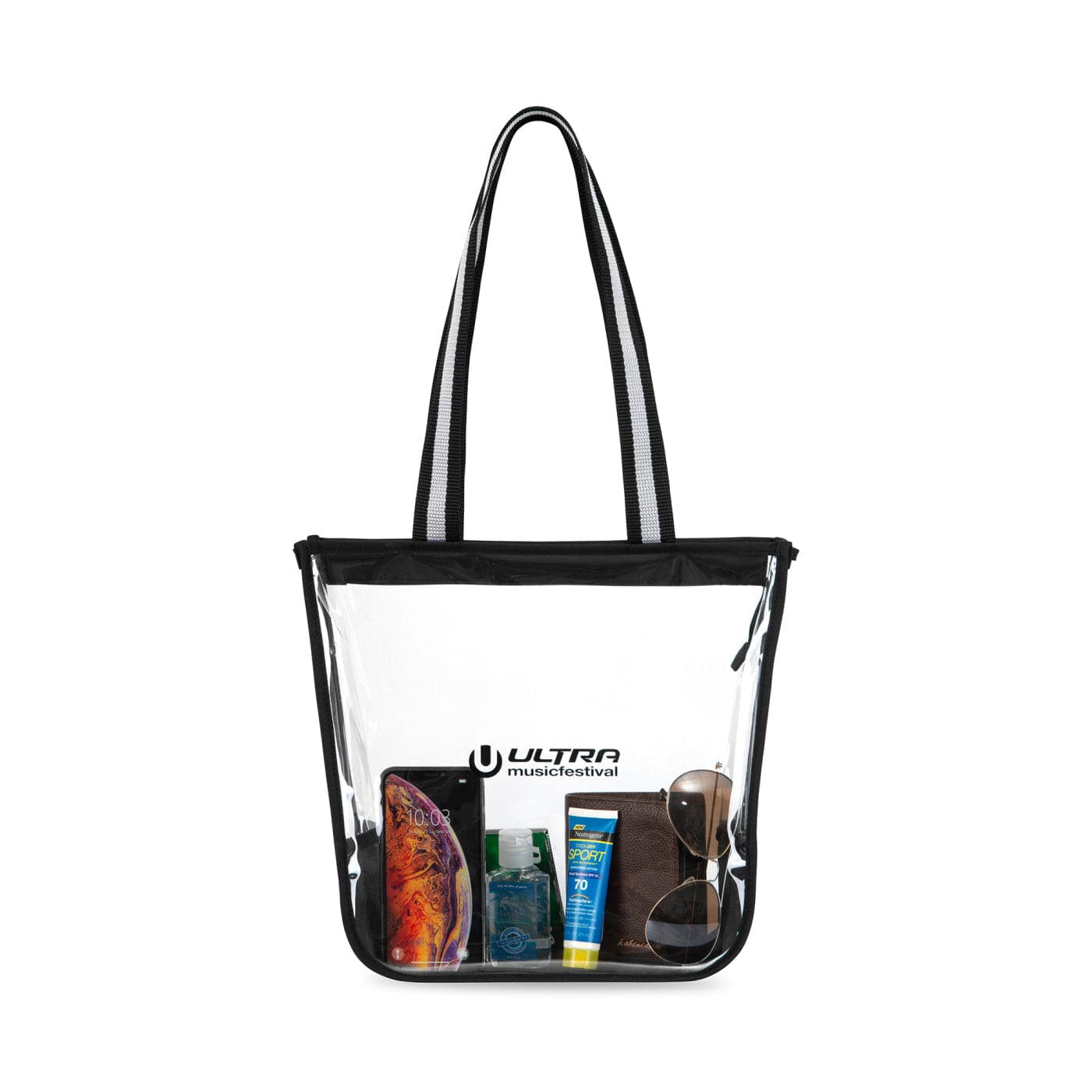Threadfellows Bags One Size / Clear Sigma - Clear Zippered Tote