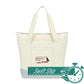 Threadfellows Bags One Size / Grey 3-Day Swift Ship: Newport Cotton Zippered Tote