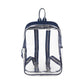 Threadfellows Bags One Size / Navy Sigma - Clear Mini Backpack