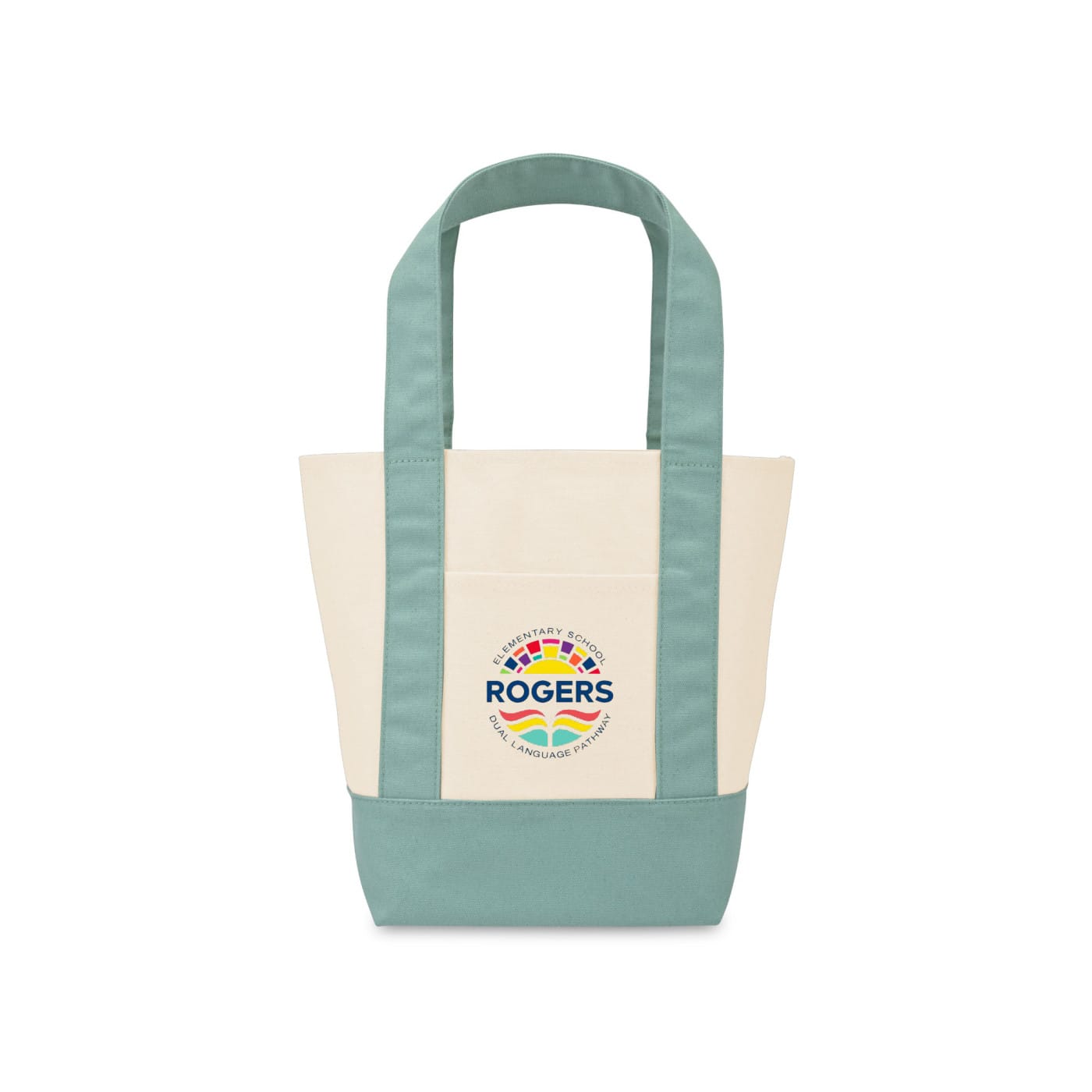 Threadfellows Bags One Size / Pastel Green Mini Canvas Tote