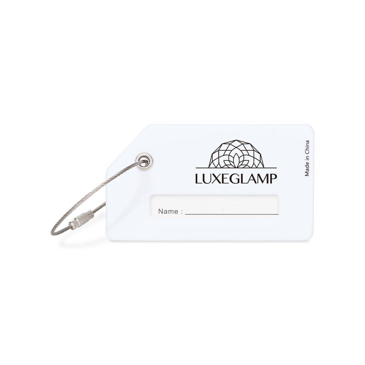 Threadfellows Bags One Size / White Silicone Luggage Tag