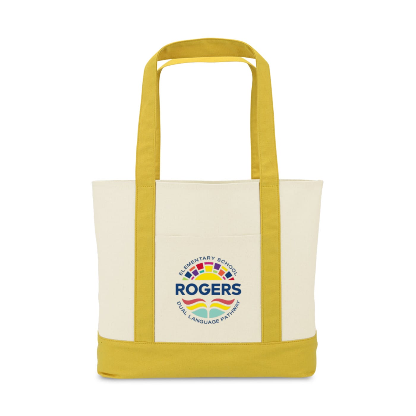 Threadfellows Bags One Size / Yellow Large Canvas Tote