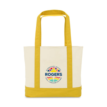 Threadfellows Bags One Size / Yellow Large Canvas Tote