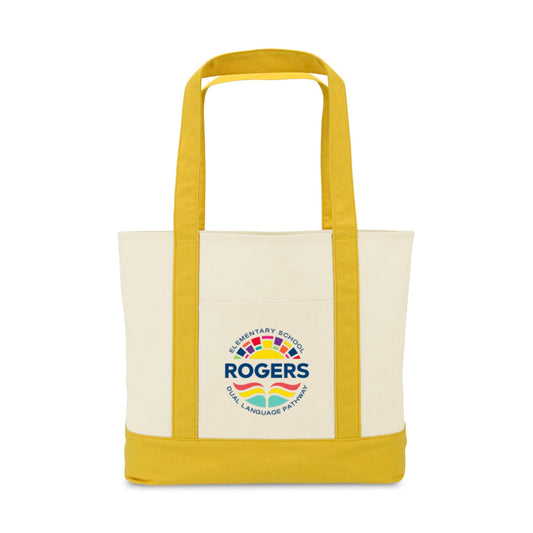 Threadfellows Bags One Size / Yellow Large Canvas Tote