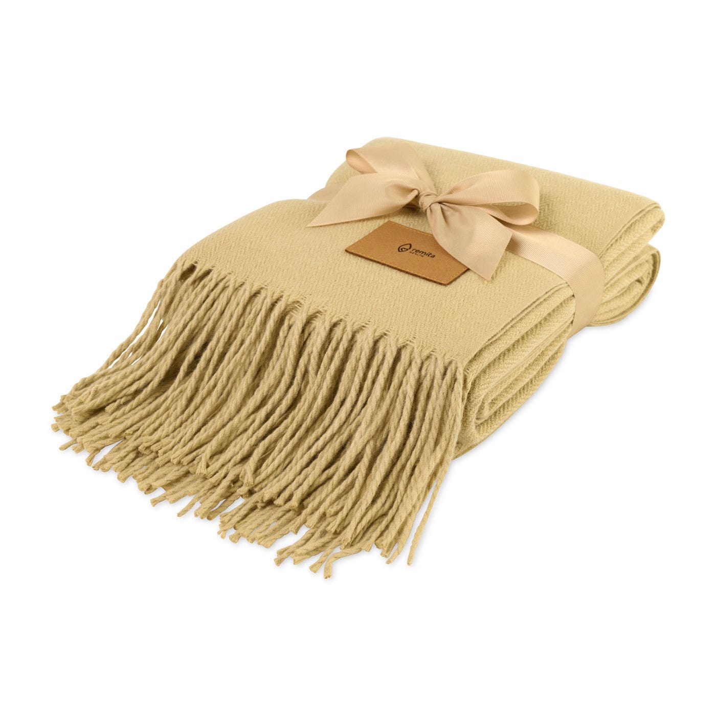 Threadfellows Blankets & Towels One Size / Fawn Herringbone Everlasting Throw Blanket