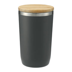 Threadfellows Curated Collection Accessories 14oz / Grey Brees Copper Vacuum Tumbler w/ Bamboo Lid 14oz