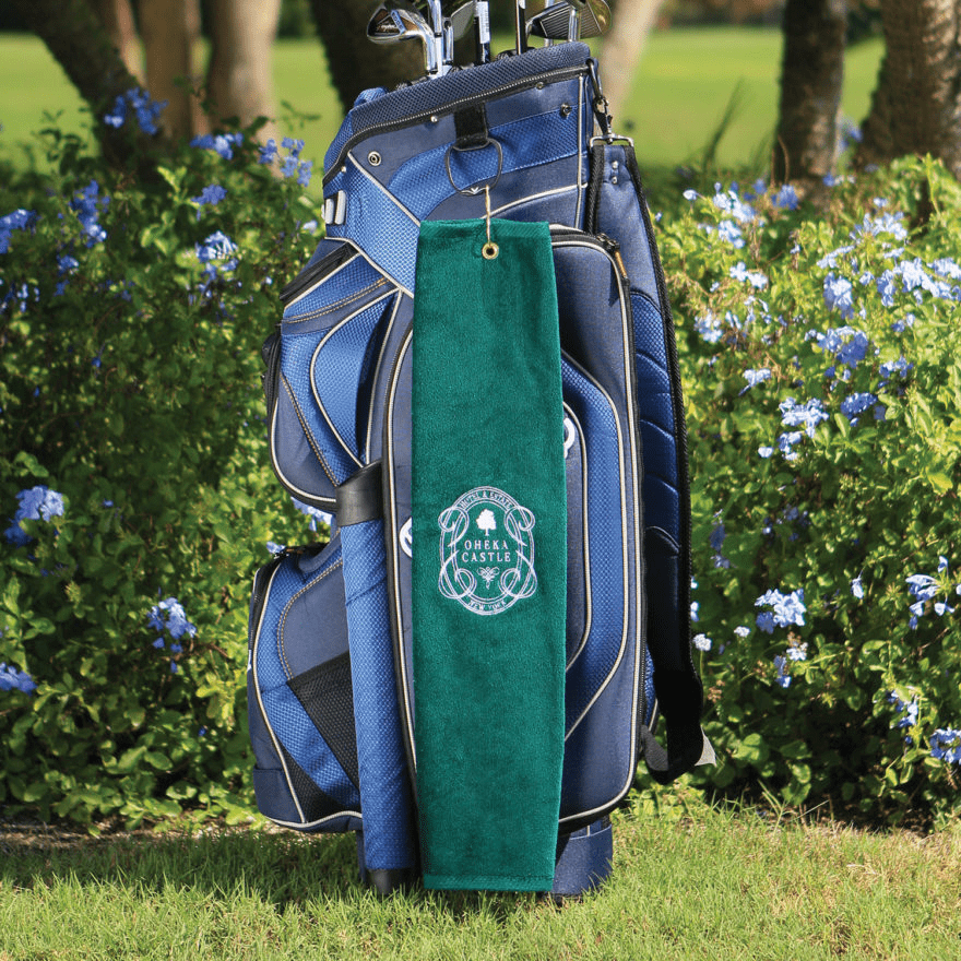 Threadfellows Curated Collection Accessories 16" x 25" / Hunter Green Platinum Collection Golf Towel w/ Tri-Fold Grommet