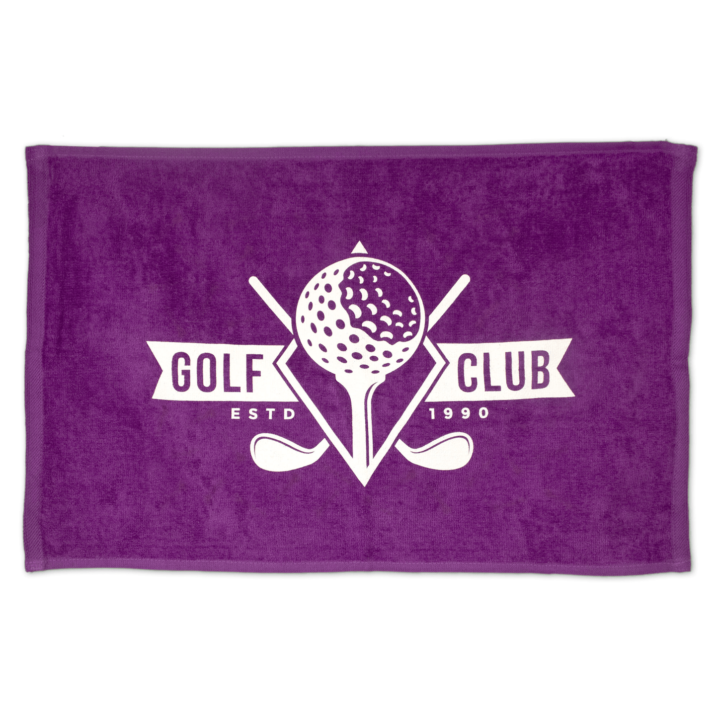 Threadfellows Curated Collection Accessories 16" x 25" / Purple Diamond Collection Golf Towel w/ Corner Grommet