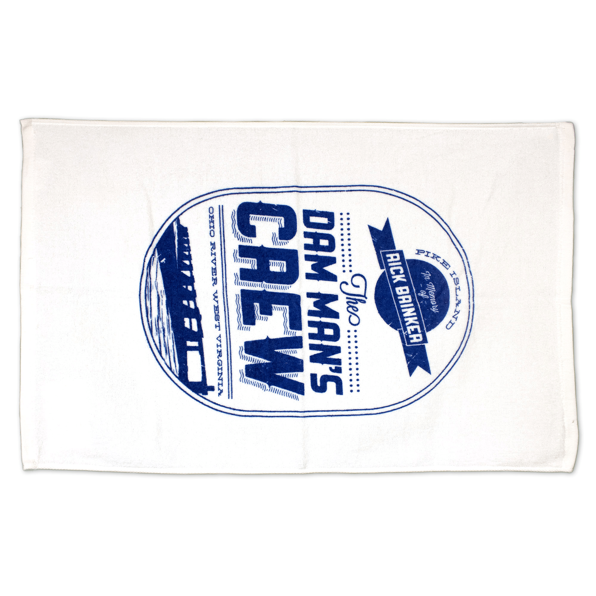 Threadfellows Curated Collection Accessories 16" x 25" / White Diamond Collection Golf Towel w/ Tri-Fold Grommet
