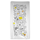 Threadfellows Curated Collection Accessories 35" x 60" / White Microsuede Beach Towel - 35" x 60"