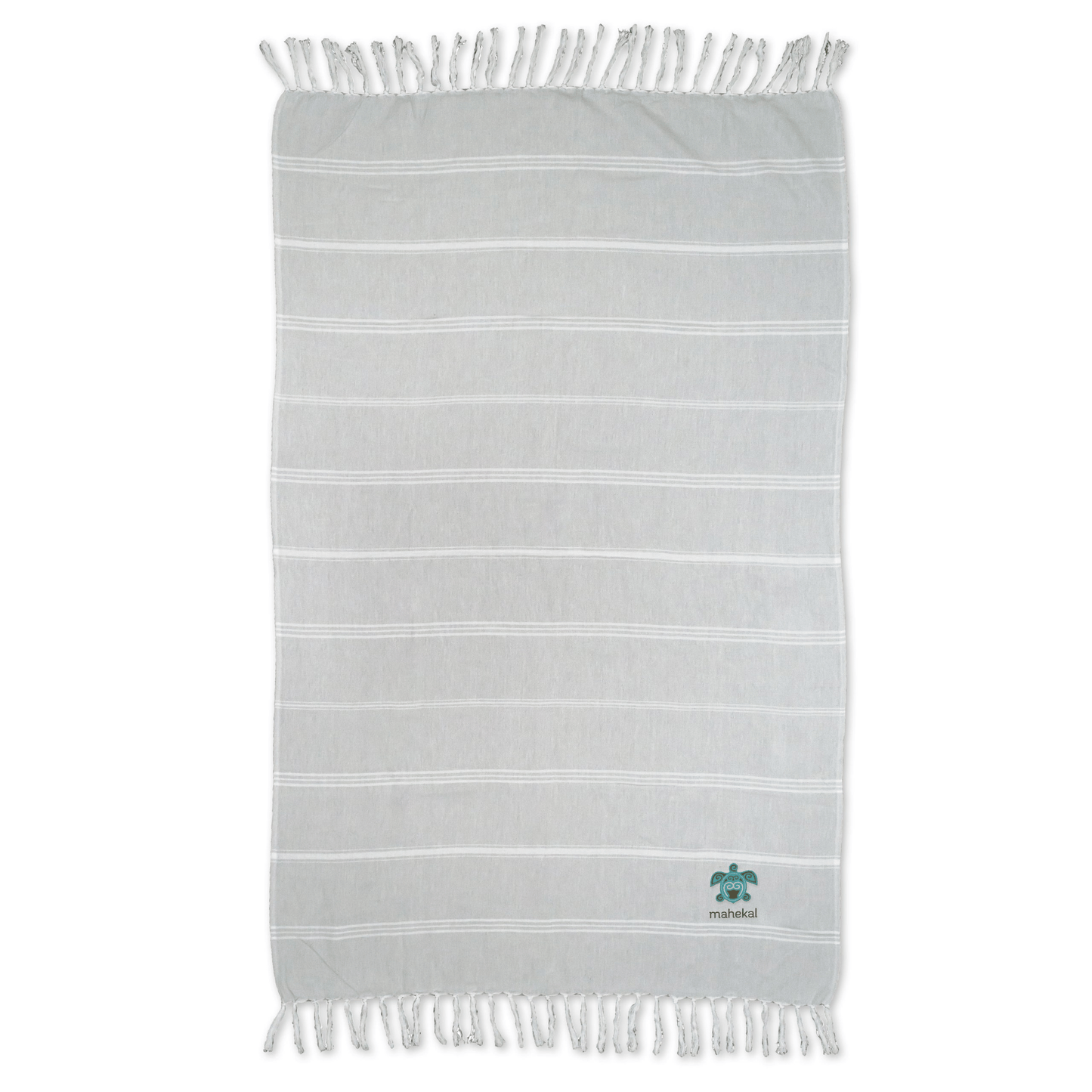 Threadfellows Curated Collection Accessories 39" x 70" / Grey Peshtemal Beach Towel - 39" x 70"