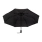 Threadfellows Curated Collection Accessories 42" / Black Weather Station Auto Open/Close Folding Umbrella 42"