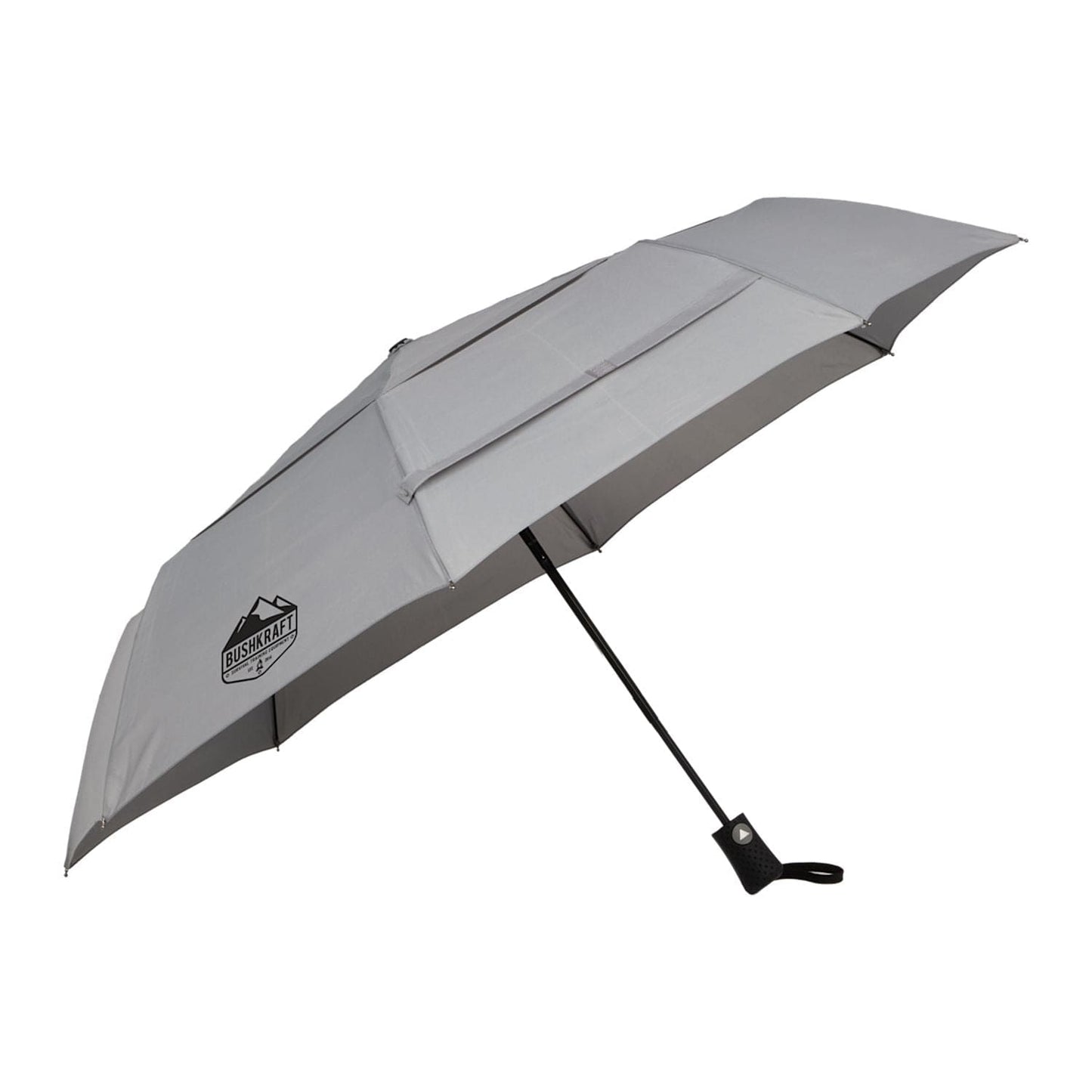 Threadfellows Curated Collection Accessories 46" / Grey Recycled Auto Open Umbrella 46"