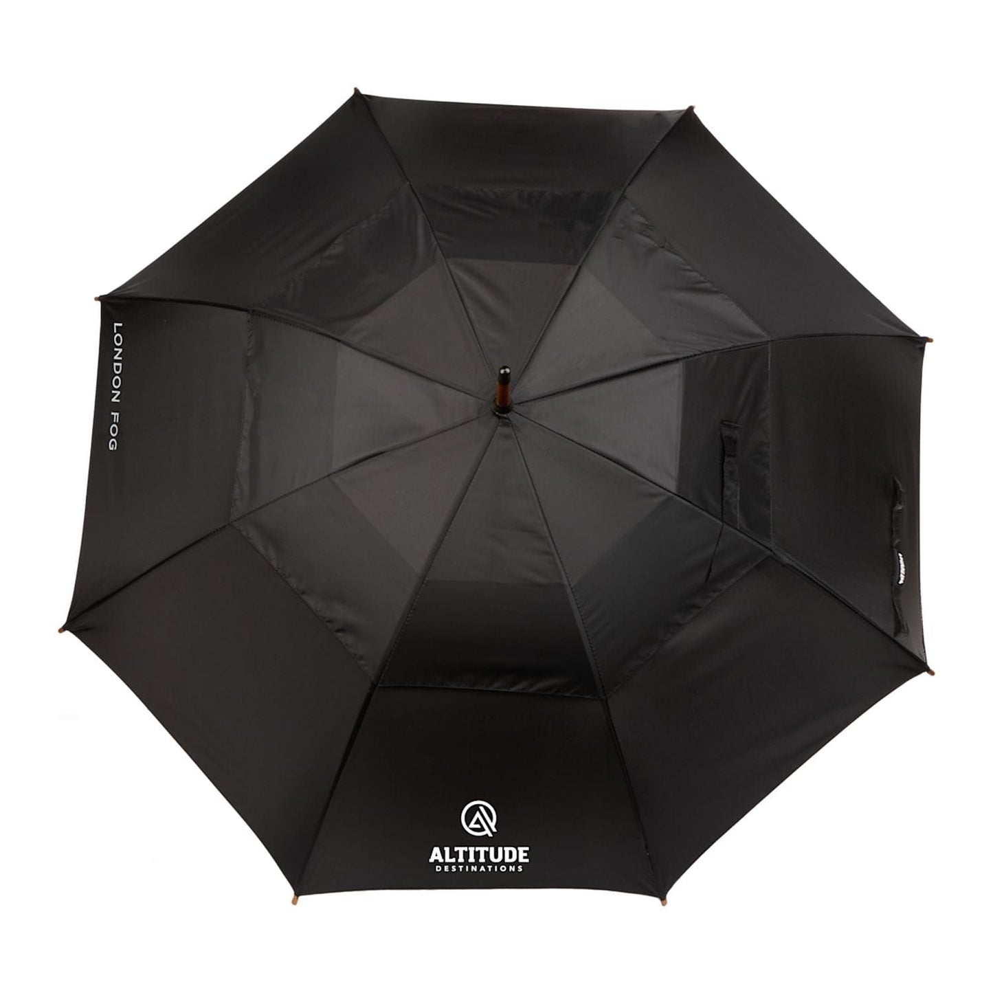 Threadfellows Curated Collection Accessories 48" / Black London Fog Automatic Fashion Stick Umbrella 48"