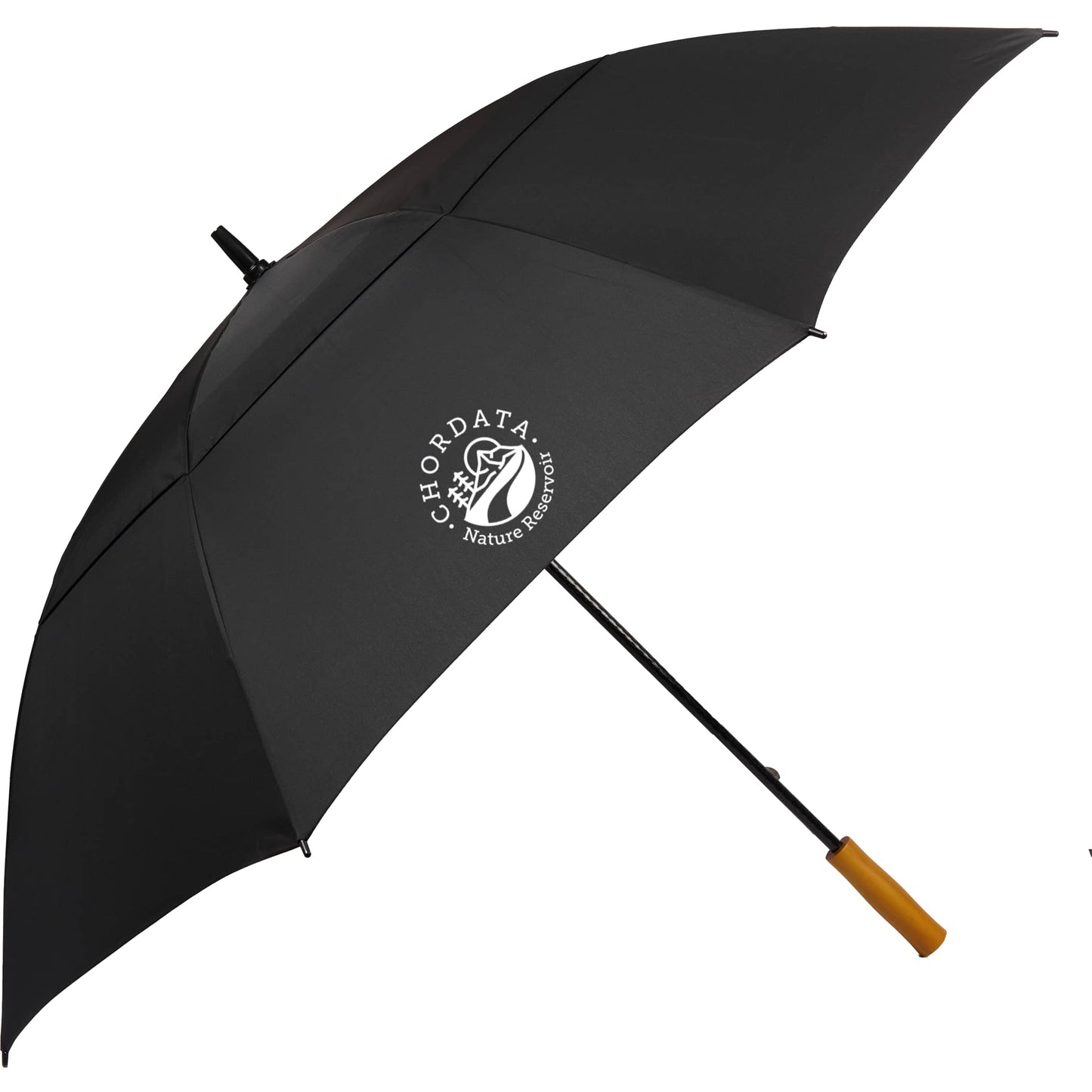 Threadfellows Curated Collection Accessories 58" / Black Recycled Golf Umbrella 58"