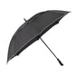 Threadfellows Curated Collection Accessories 62" / Black RPET Golf Umbrella w/ Reflective Trim 62"