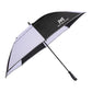Threadfellows Curated Collection Accessories 62" / Black/White RPET Golf Umbrella w/ Reflective Trim 62"