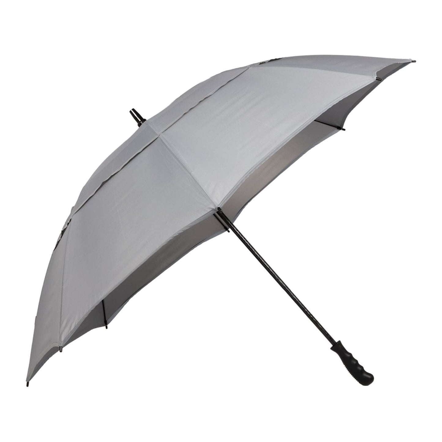 Threadfellows Curated Collection Accessories 62" / Grey RPET Golf Umbrella w/ Reflective Trim 62"