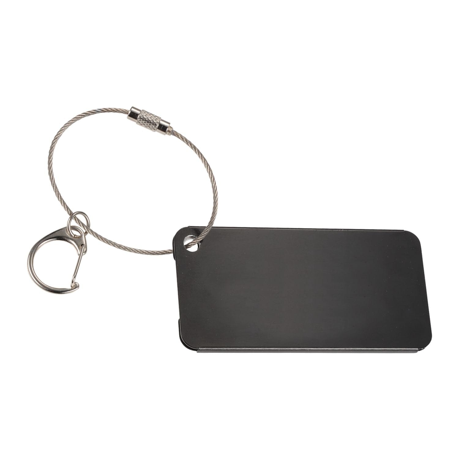 Threadfellows Curated Collection Accessories Black Aluminum Identification Tag