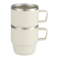 Threadfellows Curated Collection Accessories Doppio Stackable Recycled Mug Set 6oz