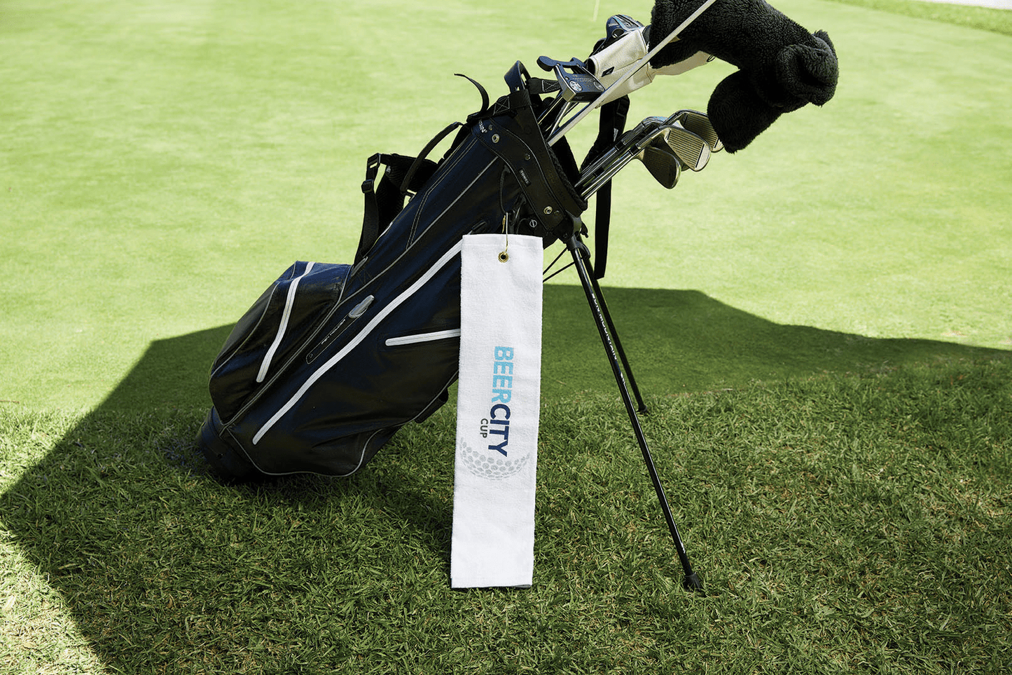 Threadfellows Curated Collection Accessories Jewel Collection Golf Towel w/ Tri-Fold Grommet