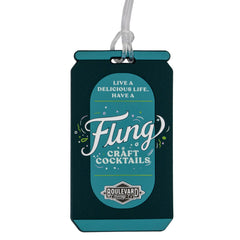 Threadfellows Curated Collection Accessories Multi Retro PVC Luggage Tag (Copy)