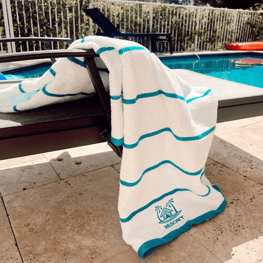 Threadfellows Curated Collection Accessories One Size / Aqua Luxury Pool Towel