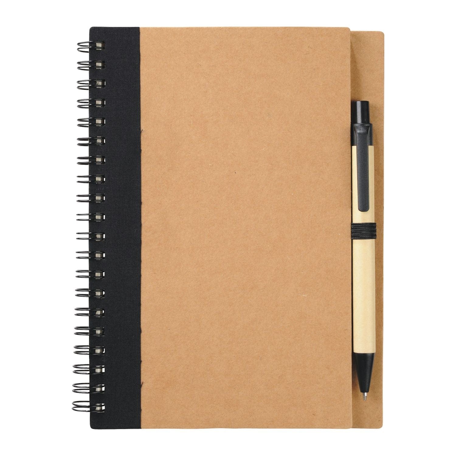 Threadfellows Curated Collection Accessories One Size / Black 5" x 7" Eco Spiral Notebook with Pen