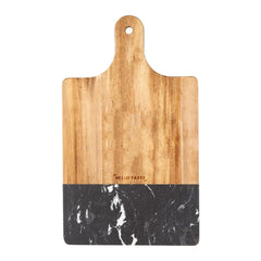 Threadfellows Curated Collection Accessories One Size / Black Black Marble and Wood Cutting Board