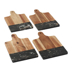 Threadfellows Curated Collection Accessories One Size / Black Black Marble and Wood Cutting Board