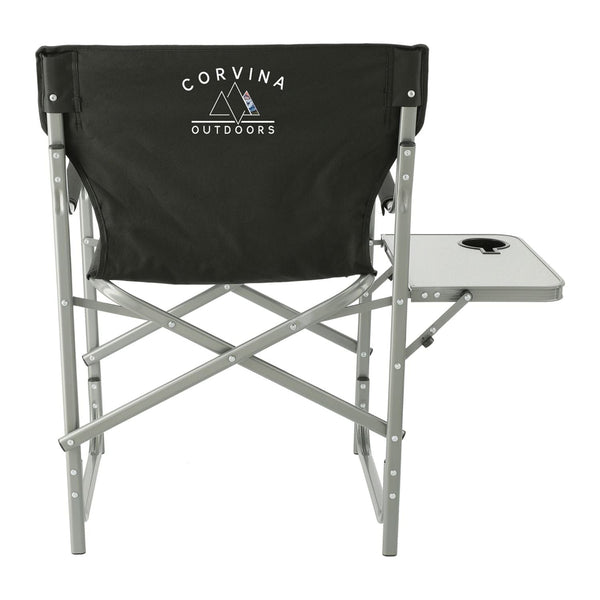 Threadfellows Curated Collection Accessories One Size / Black Director's Chair (300lb Capacity) with Side Table
