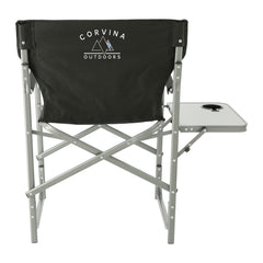 Threadfellows Curated Collection Accessories One Size / Black Director's Chair (300lb Capacity) with Side Table