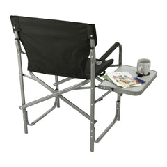 Threadfellows Curated Collection Accessories One Size / Black Director's Chair (300lb Capacity) with Side Table