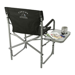 Threadfellows Curated Collection Accessories One Size / Black Director's Chair (300lb Capacity) with Side Table