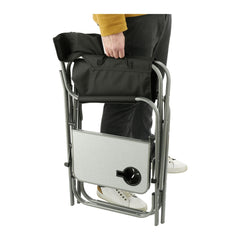 Threadfellows Curated Collection Accessories One Size / Black Director's Chair (300lb Capacity) with Side Table