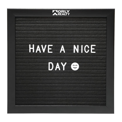 Threadfellows Curated Collection Accessories One Size / Black Felt Board w/ Letters