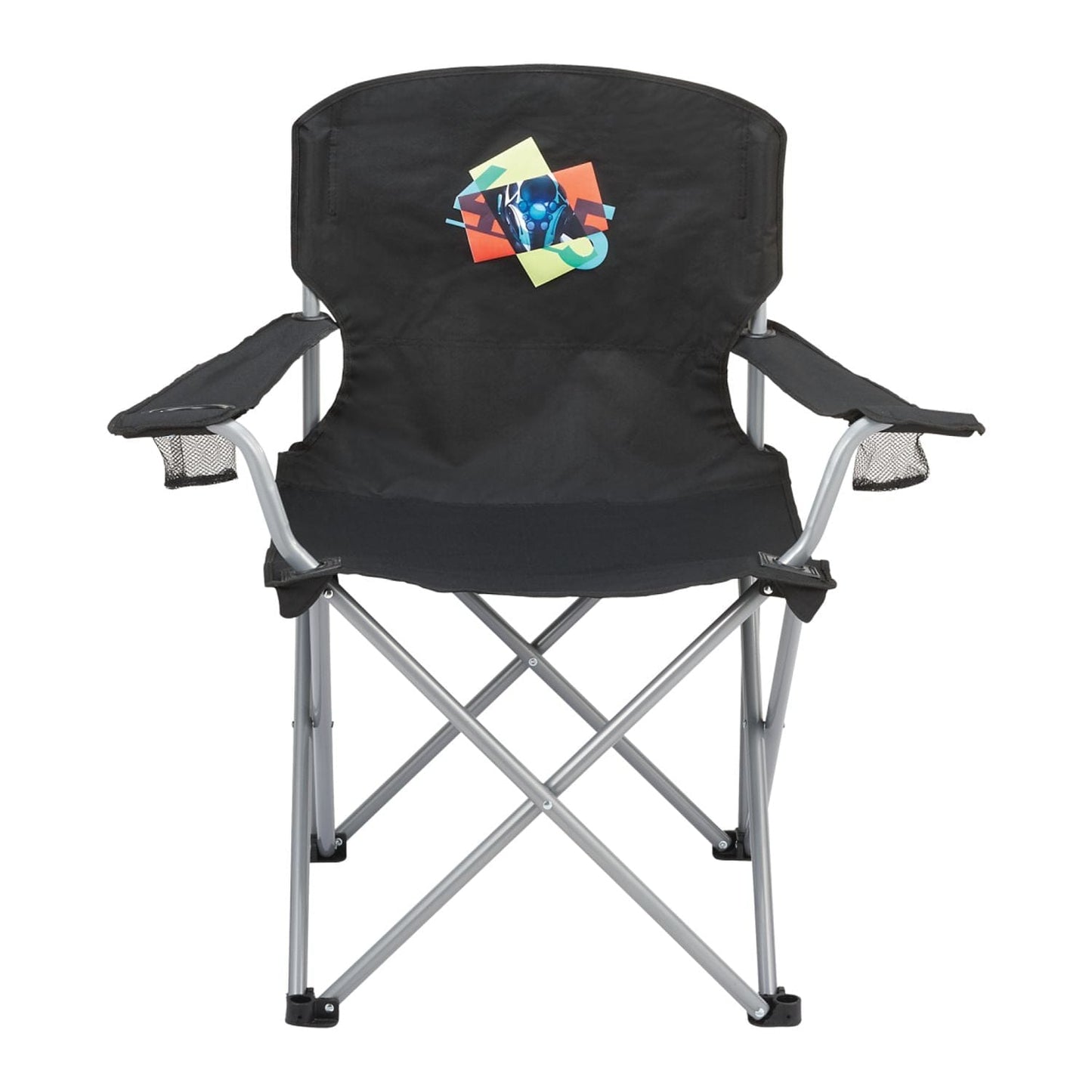 Threadfellows Curated Collection Accessories One Size / Black Oversized Folding Chair (500lb Capacity)